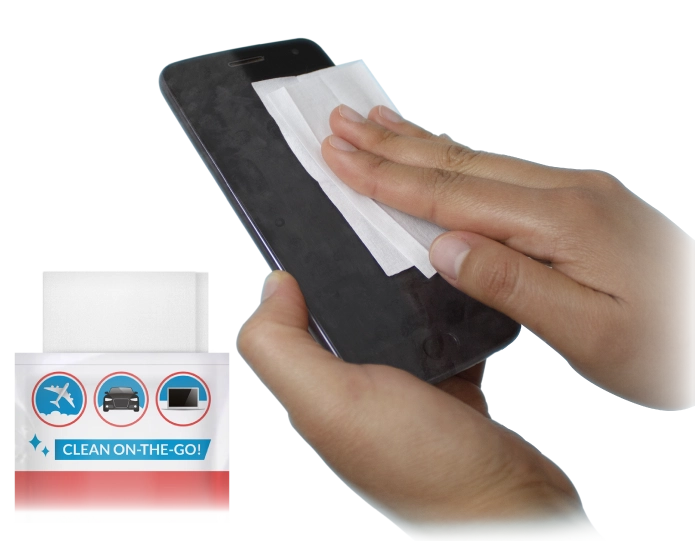 iCloth 70% Isopropyl Alcohol Cleaning Wipes - Mobile Wipes