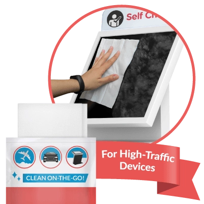 iCloth 70% Isopropyl Alcohol Cleaning Wipes - for high traffic devices