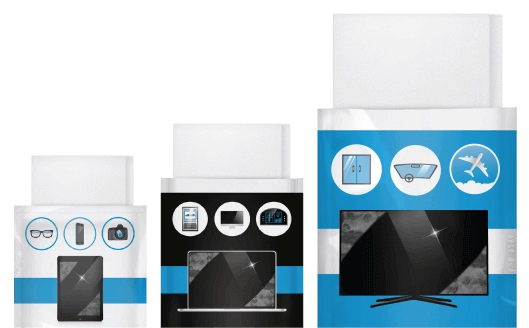 iCloth 70% Isopropyl Alcohol Cleaning Wipes – For Personal Devices & Surfaces – Screen Cleaner For All Kinds of Electronics – Streak-Free Formula & Lint-Free Cloth – Box of 50