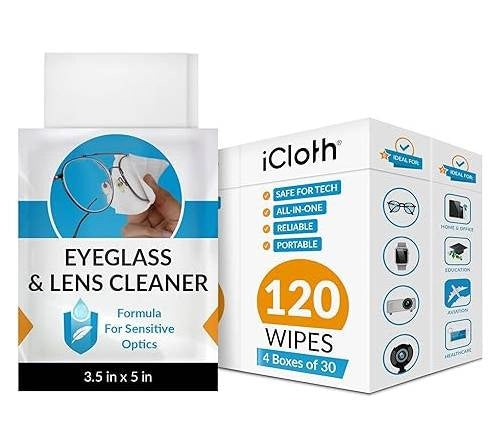 iCloth Small Lens and Screen - 120 wipes