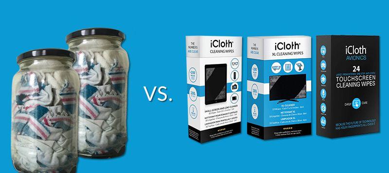 iCloth Wipes vs Homemade Wipes