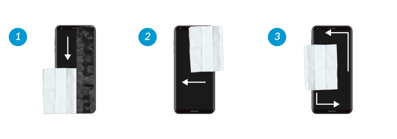 Smartphone Cleaning Steps