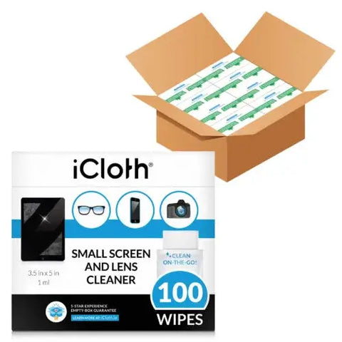Premium Screen Cleaning Wipes – Small Size – 100 Wipes