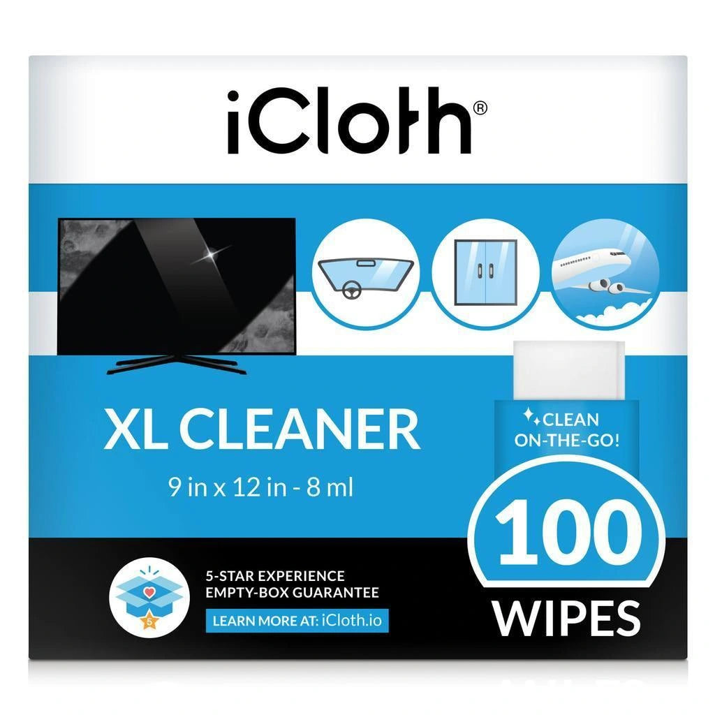 iCloth Extra Large Monitor - 100 wipes