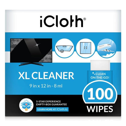 iCloth Extra Large Monitor - 100 wipes