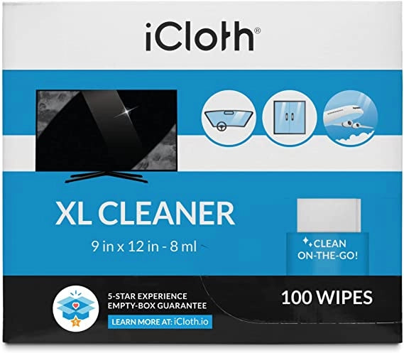 iCloth Extra Large Monitor - 100 wipes