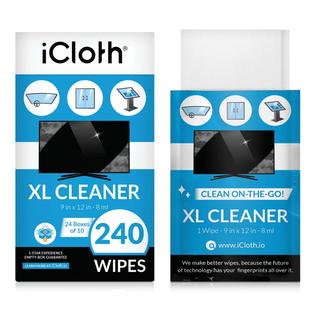 iCloth Extra Large Monitor - 240 wipes