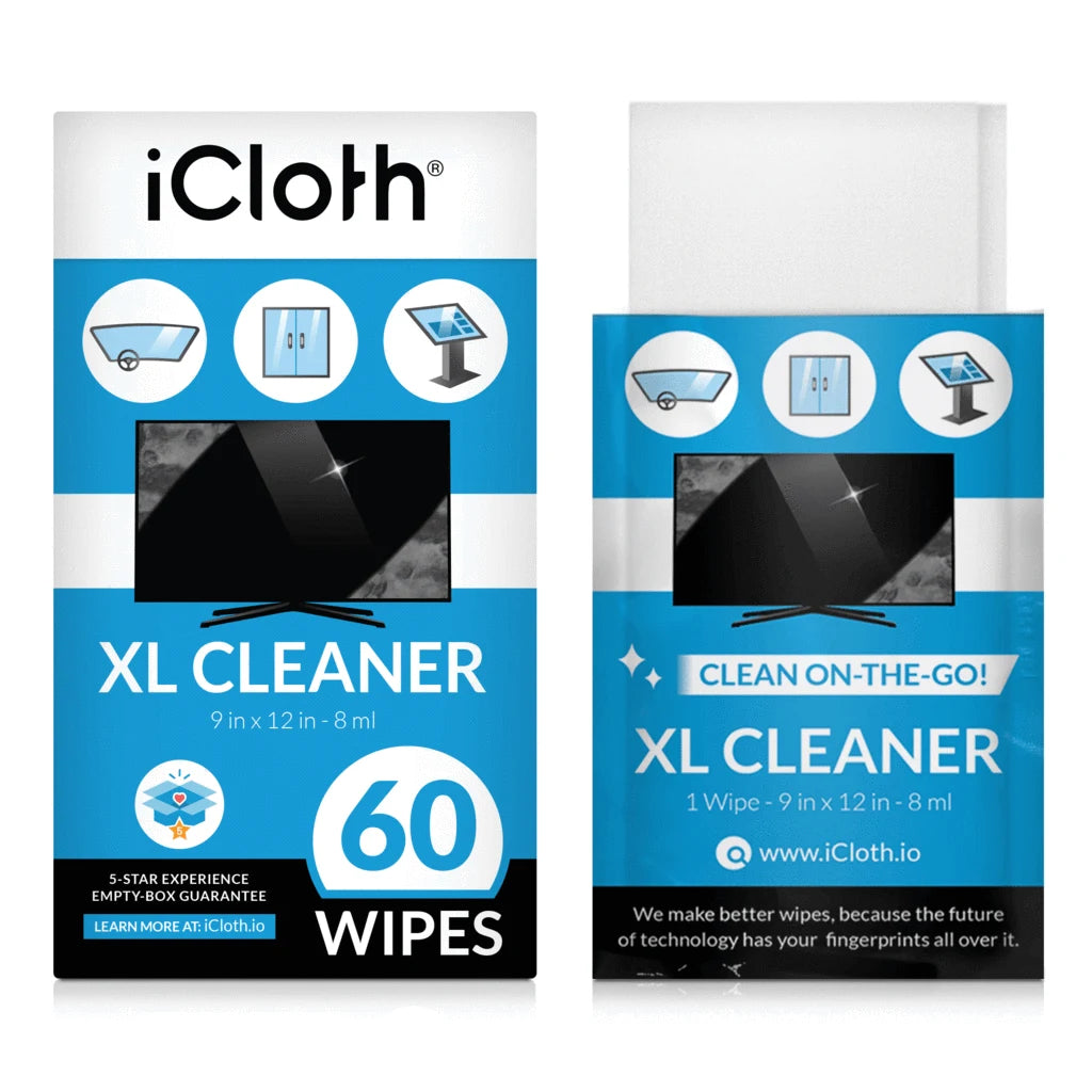 iCloth Extra Large Monitor - 60 wipes