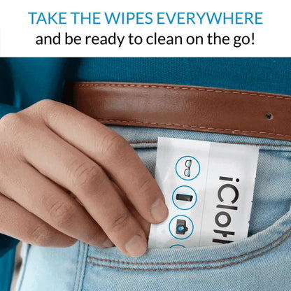 Take the wipes everywhere and be ready to vlean on the go.
